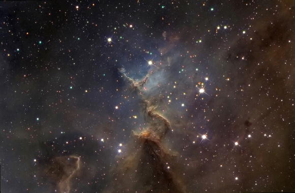 Melotte 15 Hubble Palette
