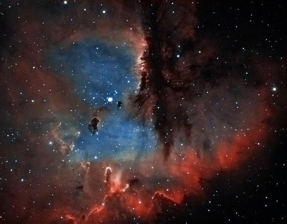 NGC 281 Pacman Nebula in Bi-Colour