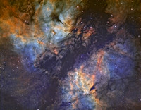 Butterfly Nebula Around Gamma Cygni