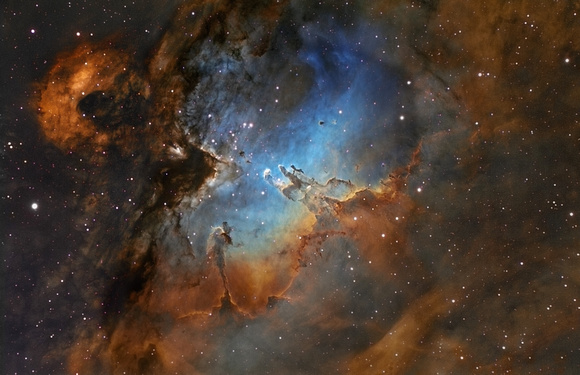M16 Eagle nebua - IC Astronomy Oria